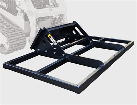 spreader bar skid steer|skid steer leveling bucket.